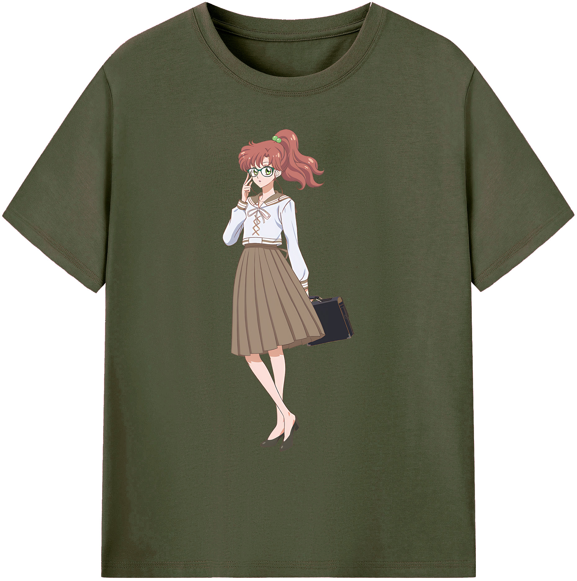 （画像用） 美少女戦士セーラームーン 木野 まこと きの まこと Sailor Moon Kino Makoto （セーラージュピター；Sailor Jupiter） 綿100％ メンズ半袖Tシャツ｜肌触りやわらか＆通気性